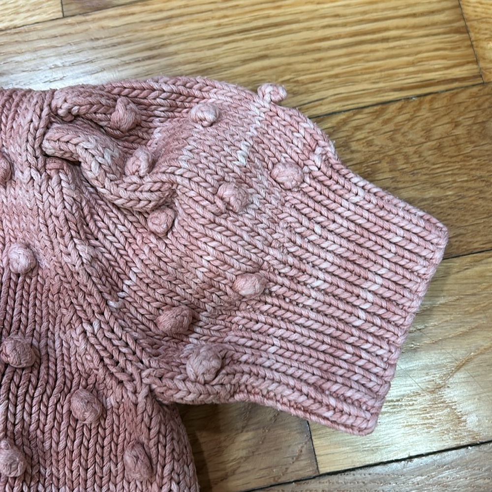 Misha & Puff sweater top 100% Pima cotton Ellie popcorn knit sweater 2Y - Picture 7 of 11